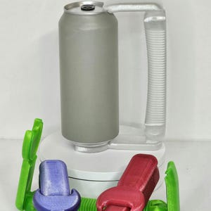 Energy Drink can holder - folding handle for your energy drink can! image 1