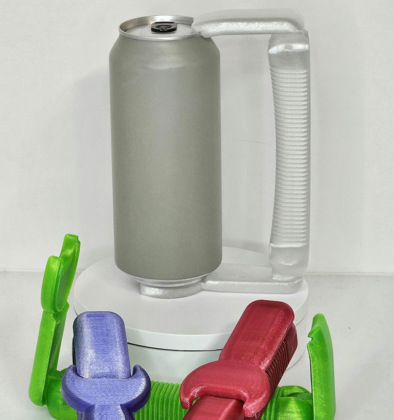 Energy Drink can holder - folding handle for your energy drink can! image 1