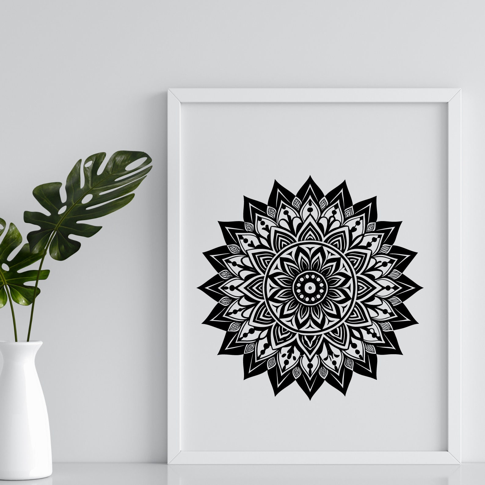 Mandala Svg Bundle, Mandala Art Svg, Mandala Flower Svg
