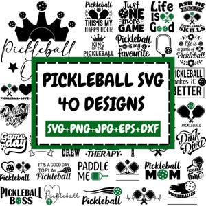 Pickleball Svg Bundle, Pickleball Mom Svg, Pickleball Svg, Pickleball Court Svg, Pickleball Paddles, Pickleball Shirt, Digital Download