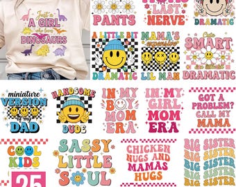 レトロ幼児PNGバンドル、レトロキッズPNGバンドル、キッズシャツPNG、幼児男の子女の子シャツ、キッズSVGバンドル、キッズシャツ昇華プリント、幼児PNG