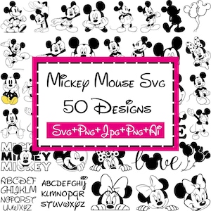 Mickey Mouse SVG Bundle Layered Head svg Birthday tshirt svg, Tumbler Mug svg files for Cricut, SVG Files For Cricut, For Silhouette