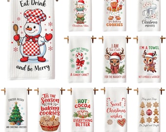 面白いクリスマスキッチンタオルPNGバンドル、かわいいクリスマスキッチンティータオル、キッチンタオル昇華、ディッシュタオルクリスマスの格言デジタル