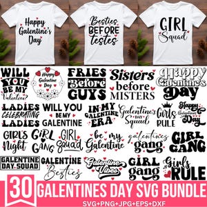 Galentines Squad svg, Galentines Squad svg, Happy Galentines Day svg, Galentine Crew svg, Girl Gang svg, Cut For Cricut, Silhouette