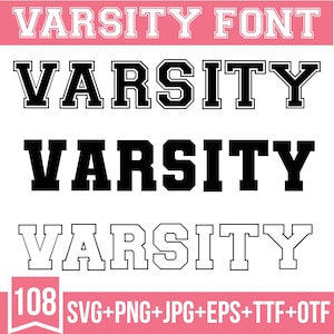 Varsity Schrift SVG, Jersey Schrift SVG, Sport Schrift Alphabet, Varsity Buchstaben SVG, Sport Schrift, College-Schrift, Varsity Alphabet SVG, Silhouette