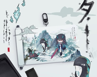 Arknights Dusk Acrylic Shaker Charm Keychain