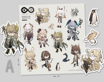 Arknights Sticker Sheets [Rhine Lab, Sui, Reunion, Abyssal Hunter, Laterano, Kjerag, Iberia and more]