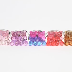 Light Up Gummy Bear Shoe Charms Cute Light Up Shoe Accessories For Shoe Clips