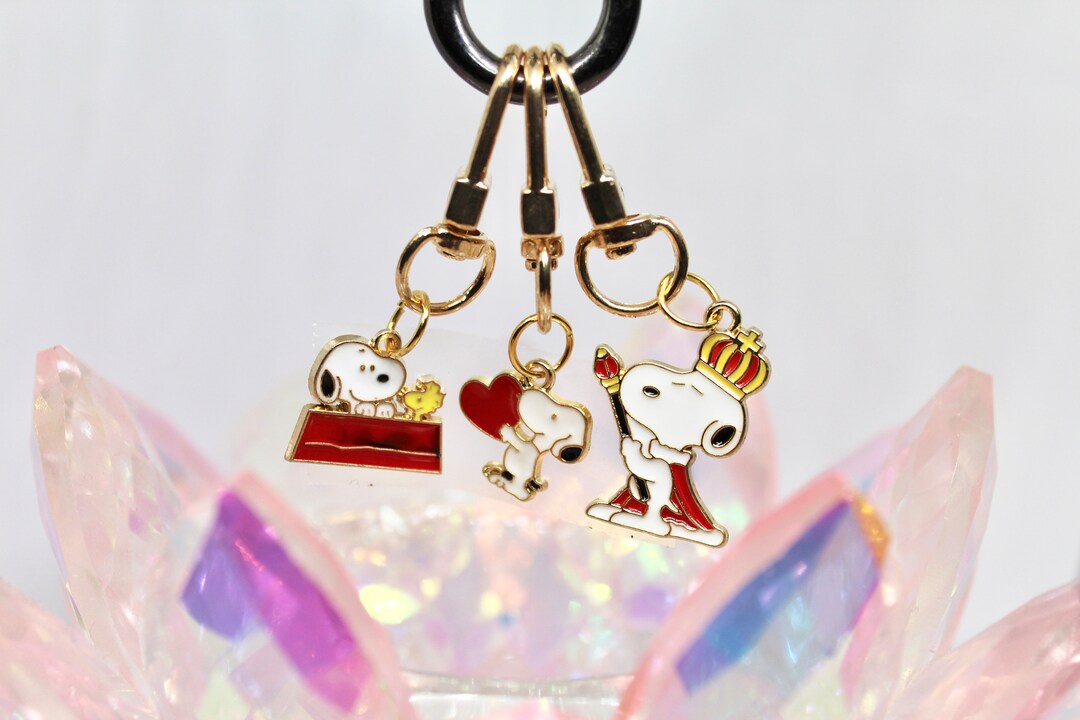 Peanuts Snoopy Woodstock Keychains Accessories for Lanyard or Keys Etsy