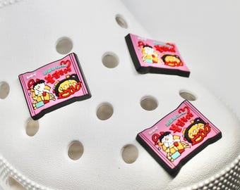 Korean Noodles Carbonara Ramen Shoe Charm Cute Clog Accessories For Shoe Clips