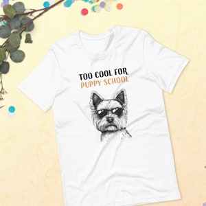 Cool West Highland White Terrier T-Shirt for Dog Lovers – Funny & Cute Summer Shirt for Unique Dog Gifts, Unisex Westie Tee Shirt