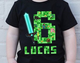 Minecraft Shirt - Etsy