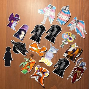 Custom Fantasy Pride Vinyl Aufkleber High Quality Fantasy Aufkleber für Laptop Statement Aufkleber Build your Bundle Queere Sticker Set