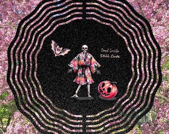 Skeleton Halloween PNG Wind Spinner Sublimation Design, Glitter Halloween PNG Wind Spinner Design, Sarcastic Halloween PNG, Digital Download