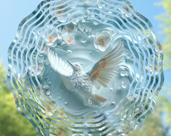 3D Bird Wind Spinner PNG, Sublimation Design (Digital Download)