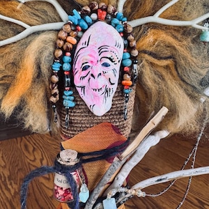 FRIGGA Spirit Art Doll, Assemblage Art, OOAK
