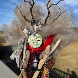 OATH KEEPER Spirit Art Doll, Assemblage Art, OOAK