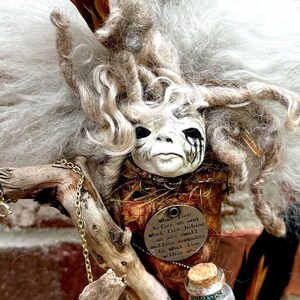 WILD HUNT Spirit Art Doll, Assemblage, OOAK