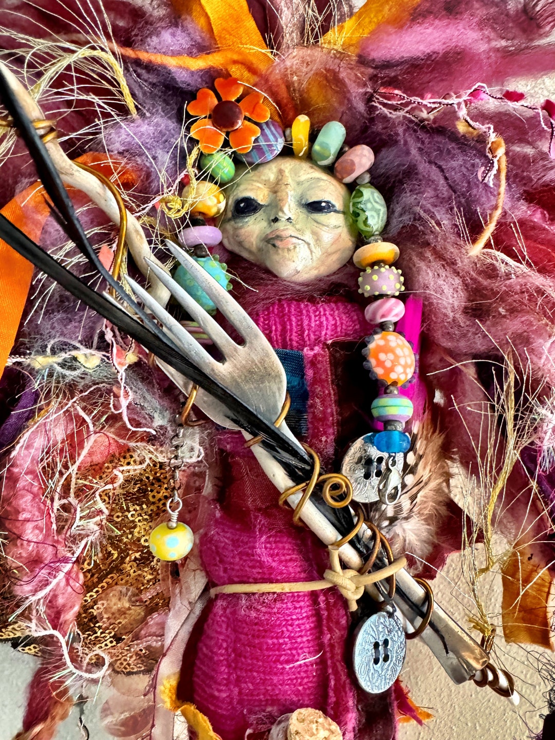 ATHELING Spirit Art Doll, Mixed Media, Assemblage Art, OOAK - Etsy
