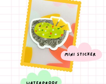 Guacamole and Chips Sticker |Mexican Food| | Laptop Sticker |Notebook Sticker| Cute Sticker