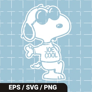 Snoopy, cool peanuts character illustration clip art