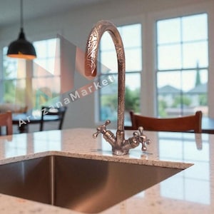 Unlacquered Brass Kitchen Faucet