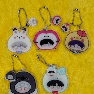 Inspired Love and Deepspace Keychains