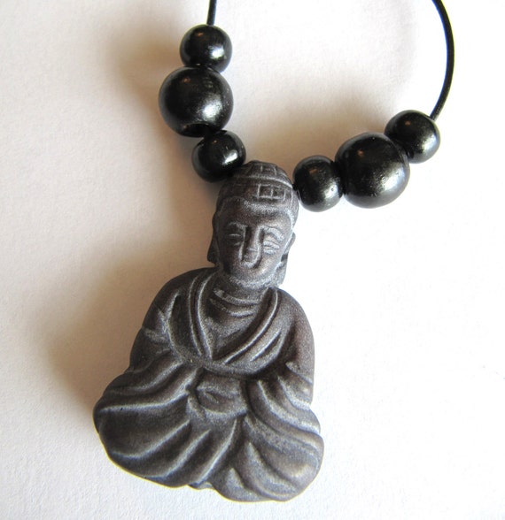 Items similar to Buddha Pendant Necklace on Etsy