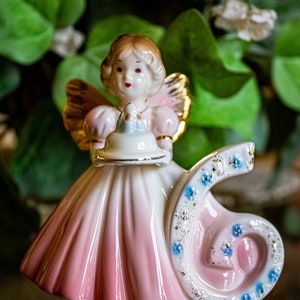 Vintage - Josef Originals 6.Geburtstag Engel Mädchen Porzellan Figur
