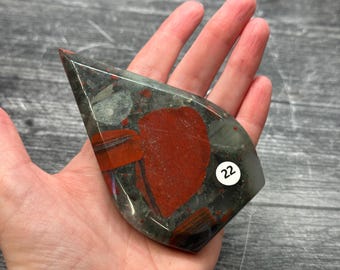 African Bloodstone Flame (Natural Crystal) You Select