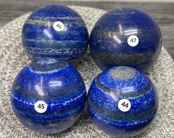 Esfera de lapislázuli (cristal natural) a su elección