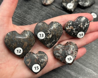 Willemite UV Rare Heart (Natural Crystal) You Select