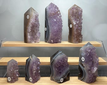 Botswana Amethyst Cluster Tower Point (Natural Crystal) You Select