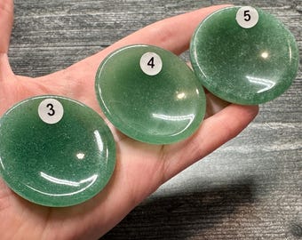 Green Aventurine Crystal Sphere Stand 2.2" (Natural Crystal) You Select