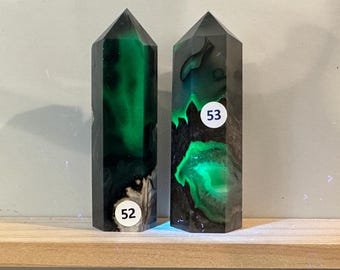 Volcanic UV Agate Tower Point (Natural Crystal) You Select