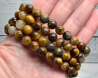 Pietersite Bracelet (8mm) Natural Crystal