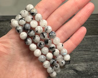 Rainbow Moonstone Bracelet (8mm) Natural Crystal