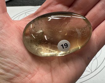 Citrine Palm (Natural Crystal) You Select