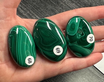Malachite Palm (Natural Crystal) You Select