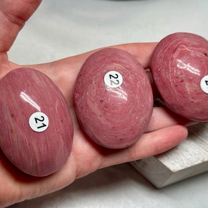 Pink Petrified Wood Palm (Natural Crystal) You Select