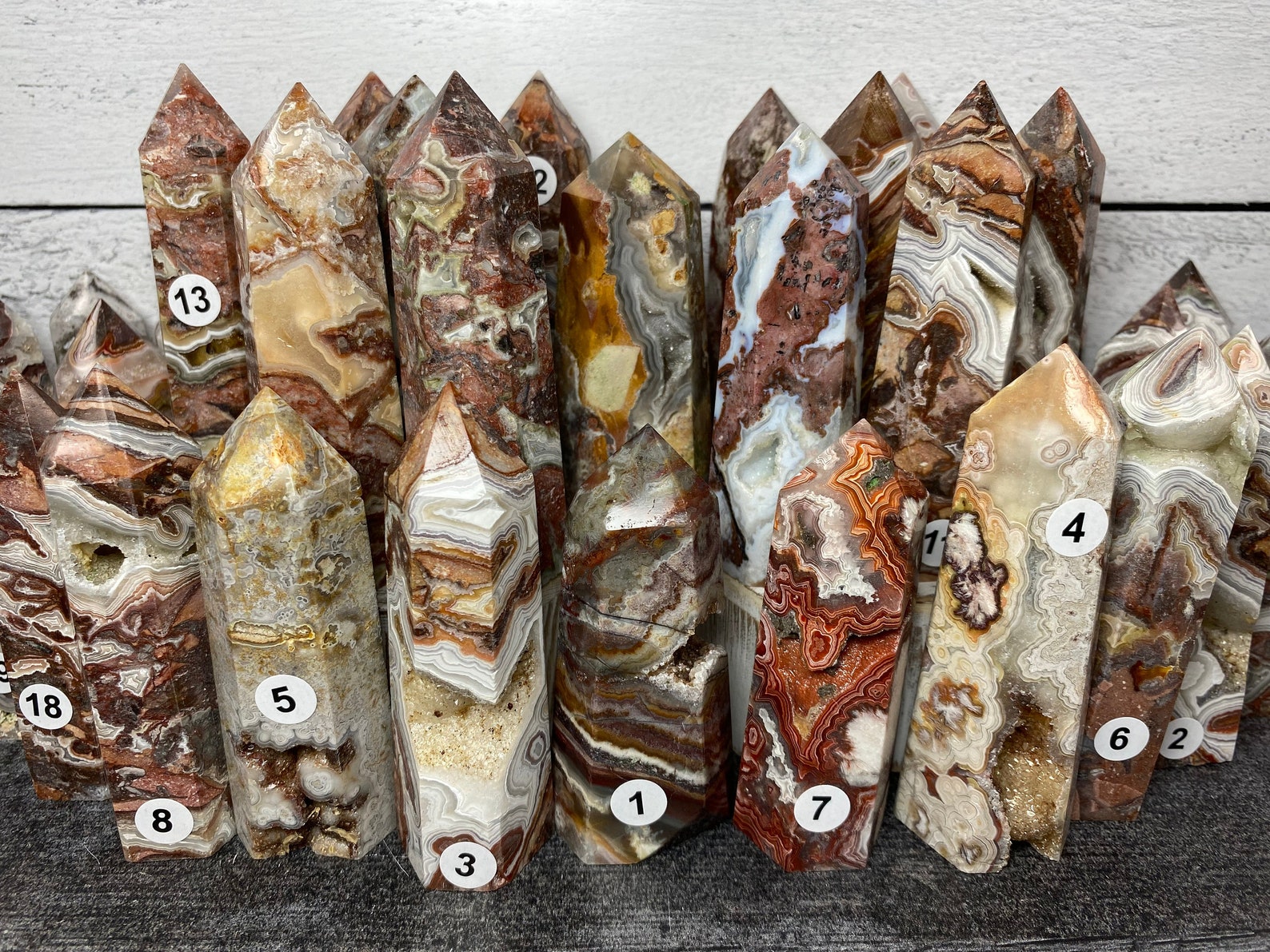 Mexican Sardonyx Tower natural Crystal Etsy