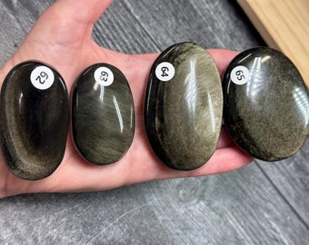 Gold Sheen Obsidian Palm (Series 2) (Natural Crystal) You Select