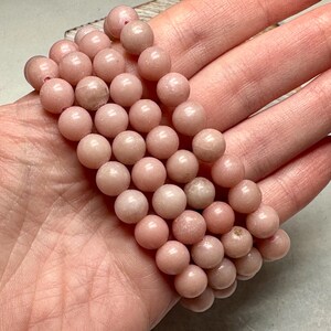 Pink Opal Bracelet (8mm) Natural Crystal