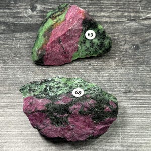 Ruby Zoisite UV Raw (Natural Crystal) You Select