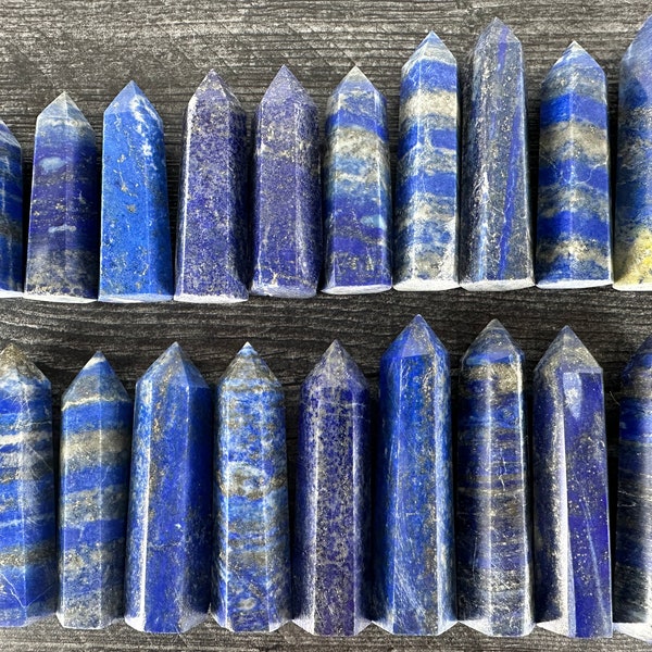 Lapis Lazuli Tower (Natural Crystal)