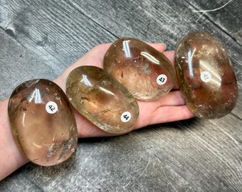Smoky Quartz Large Palm (Natural Crystal) You Select
