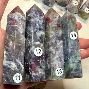 Unicorn Stone Tower (Natural Crystal) You Select
