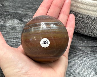 Esfera de hierro tigre (cristal natural) a su elección