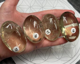 Citrine Palm (Natural Crystal) You Select