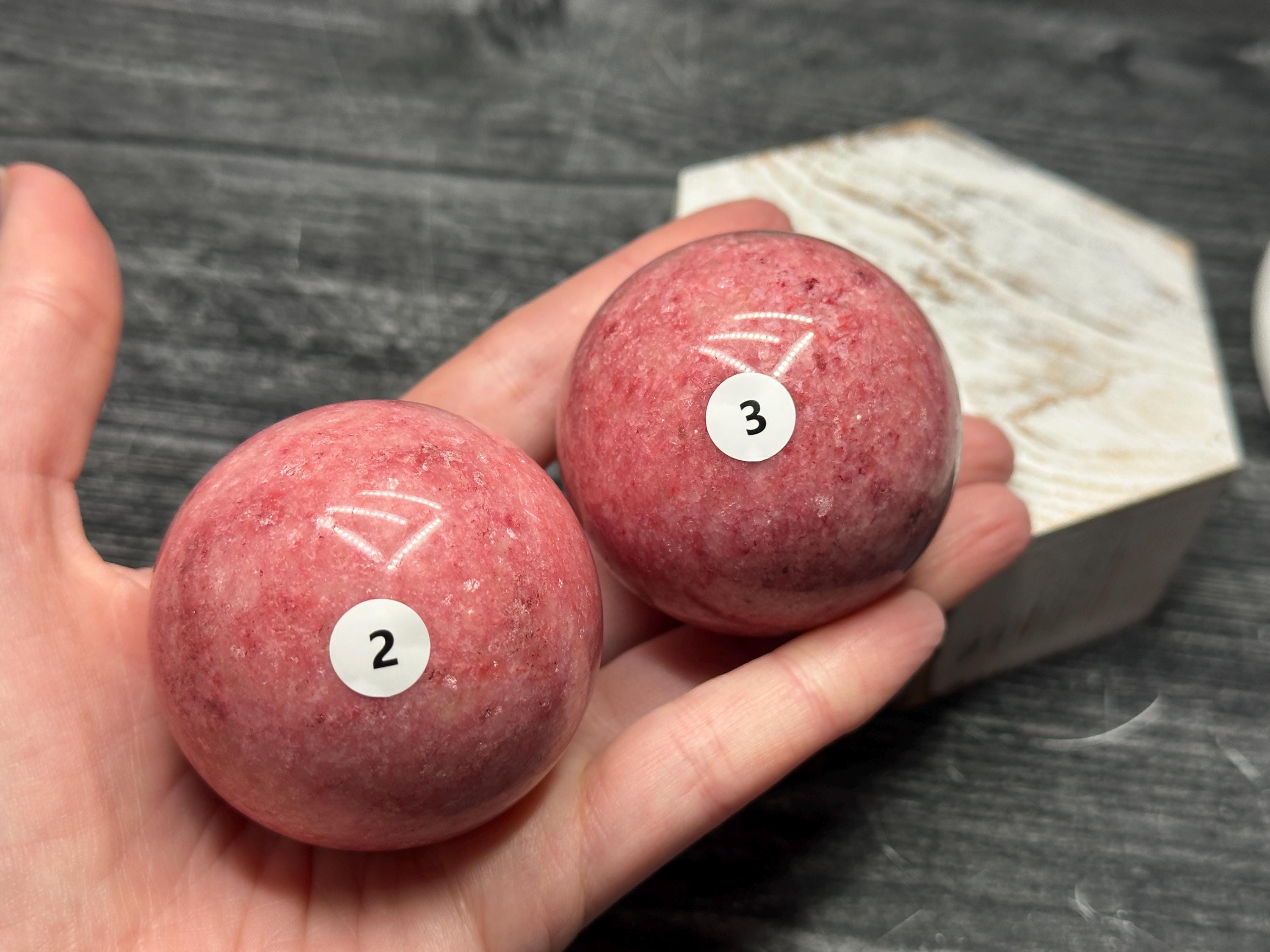 Thulite Sphere - Etsy